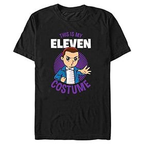 Netflix Stranger Things Mike Costume Organic Short Sleeve Schwarz Unisex T-shirt