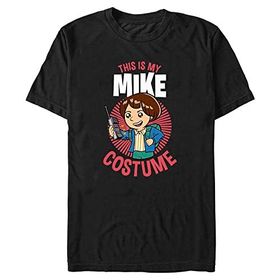 Netflix Stranger Things Mike Costume Organic Short Sleeve Schwarz Unisex T-shirt