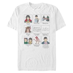 Netflix Stranger Things Organic Short Sleeve Weiß Unisex T-shirt