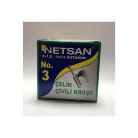 Netsan No 3 100 Adet Çivili Kroşe