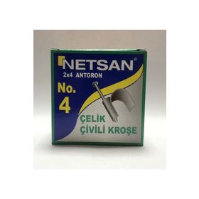 Netsan No 4 100 Adet Çivili Kroşe