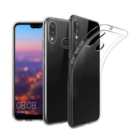 Nettech Huawei P20 Lite 0.3 mm Lüx Seri Silikon Şeffaf Cep Telefonu Kılıfı