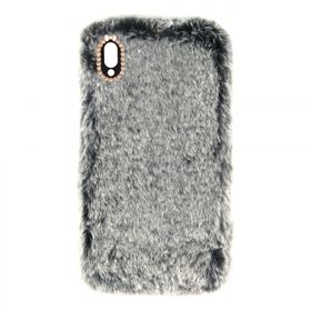 Nettech Huawei P20 Lite 0.4 mm Peluş Silikon Gri Cep Telefonu Kılıfı