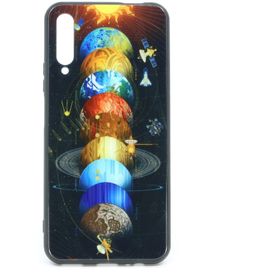 Nettech Huawei Y9S Uyumlu Desenli Fosfor Seri Arka Koruma Cep Telefonu Kılıfı