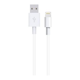 Nettech NT-20 Plastik 100 cm Beyaz Lightning Şarj ve Data Kablosu