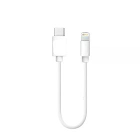Nettech NT-29 Plastik 20 cm Beyaz Type-C to Lightning Şarj ve Data Kablosu