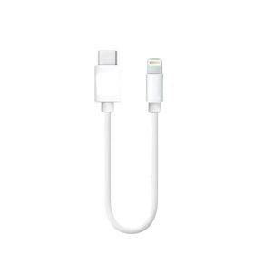 Nettech NT-29 Plastik 20 cm Beyaz Type-C to Lightning Şarj ve Data Kablosu