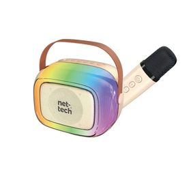 Nettech NT-BTS08 Bej Bluetooth Hoparlör