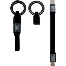 Nettech NT-DC18 PD 65W Plastik 20 cm Type-C to Type-C Şarj ve Data Kablosu