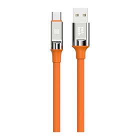 Nettech NT-DC27 18 W Plastik 100 cm Turuncu Type-C Şarj ve Data Kablosu