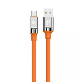 Nettech NT-DC27 18 W Plastik 100 cm Turuncu Type-C Şarj ve Data Kablosu