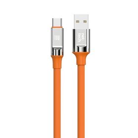 Nettech NT-DC27 18 W Plastik 100 cm Turuncu Type-C Şarj ve Data Kablosu