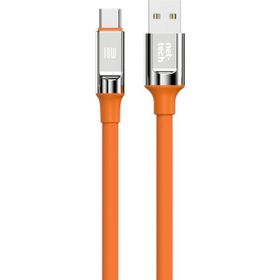 Nettech NT-DC27 18 W Plastik 100 cm Turuncu Type-C Şarj ve Data Kablosu