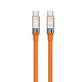 Nettech NT-DC29 60 W Plastik 100 cm Turuncu Type-C to Type-C Şarj ve Data Kablosu
