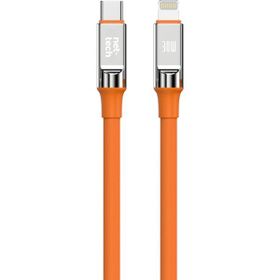 Nettech NT-DC30 30 W Plastik 100 cm Turuncu Type-C to Lightning Şarj ve Data Kablosu