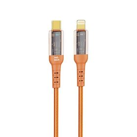 Nettech NT-DC35 30 W Plastik 100 cm Turuncu Type-C to Lightning Şarj ve Data Kablosu