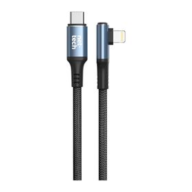 Nettech NT-DC37 30 W Plastik 100 cm Siyah Type-C to Lightning Şarj ve Data Kablosu