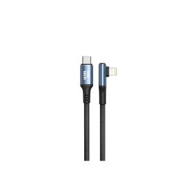 Nettech NT-DC37 30 W Plastik 100 cm Siyah Type-C to Lightning Şarj ve Data Kablosu