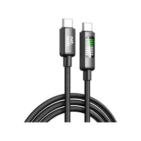 Nettech NT-DC41 30 W Plastik 100 cm Siyah Type-C to Lightning Şarj ve Data Kablosu