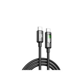 Nettech NT-DC42 60 W Plastik 100 cm Siyah Type-C to Type-C Şarj ve Data Kablosu