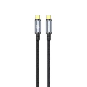 Nettech NT-DC49 USB 3.2 20 Gbps Plastik 100 cm Siyah Type-C to Type-C Şarj ve Data Kablosu