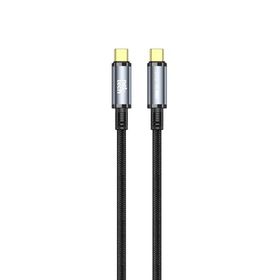 Nettech NT-DC49 USB 3.2 20 Gbps Plastik 100 cm Siyah Type-C to Type-C Şarj ve Data Kablosu