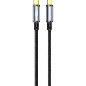 Nettech NT-DC49 USB 3.2 20 Gbps Plastik 100 cm Siyah Type-C to Type-C Şarj ve Data Kablosu