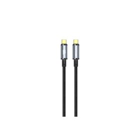 Nettech NT-DC49 USB 3.2 20 Gbps Plastik 100 cm Siyah Type-C to Type-C Şarj ve Data Kablosu