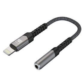 Nettech NT-OT01 Siyah Lightning to Jack Dönüştürücü Kablo