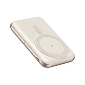 Nettech NT-PW33 15W + 20W PD 10000 mAh Krem Mag Safe Powerbank