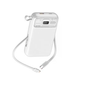 Nettech NT-PW34 20W + 15W PD 15W 10000 mAh Beyaz Taşınabilir Powerbank