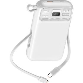 Nettech NT-PW34 20W + 15W PD 15W 10000 mAh Beyaz Taşınabilir Powerbank