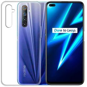 Nettech Realme 6 Pro Uyumlu Tıpalı Şeffaf Seri Arka Koruma Cep Telefonu Kılıfı