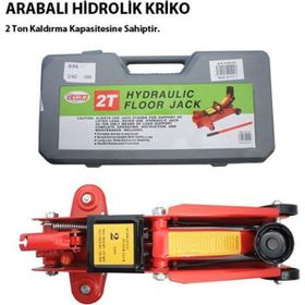 Nettedarikçisi Arabalı 2 Ton Plastik Çantalı Hidrolik Kriko