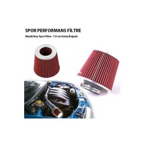 Nettedarikçisi Performans Çap 7.5 cm Açık Hava Filtresi Spor Hava Filtresi