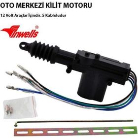 Nettedarikçisi Tek Motor 5 Kablo 12 Volt Ön Kapı Merkezi Kilit Motoru