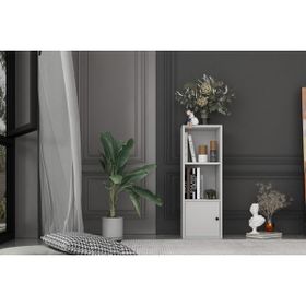 Nettrends KTP-1009-Ç Beyaz 35 cm Kapaklı Raflı Kitaplık
