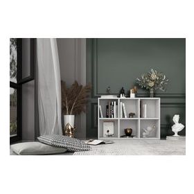 Nettrends KTP-1046 97 cm Beyaz Kitaplık