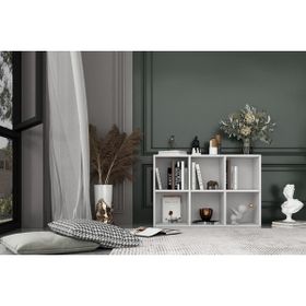 Nettrends KTP-1046 97 cm Beyaz Kitaplık