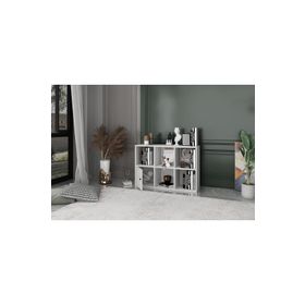 Nettrends KTP-1047-Ç Beyaz 65 cm Tek Kapakli Raflı Kitaplık