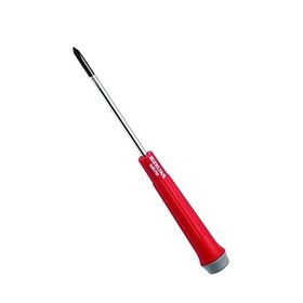 Netwobil 3X125MM Elektronikçi Tip (Klemens) Düz Uçlu Tornavida Izeltaş 4500173125 - 3 mm - Kırmızı Tornavida