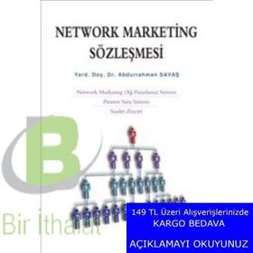 Network Marketing Sözleşmesi - Yrd. Doç. Dr. Abdurrahman Savaş
