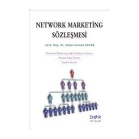 Network Marketing Sözleşmesi - Yrd. Doç. Dr. Abdurrahman Savaş