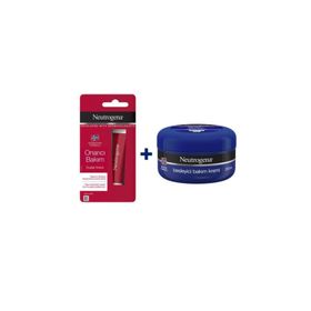 Neutrogena 200 ml Besleyici Bakım Kremi+15 ml Onarıcı Bakım Dudak Kremi