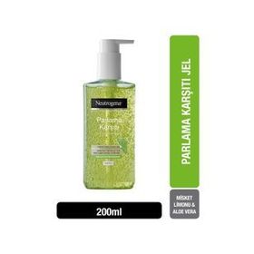 Neutrogena 200 ml Parlama Karşıtı Yüz Temizleme Jeli
