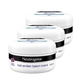 Neutrogena 3x200 ml Norveç Formülü Hızlı Emilen Bakım Kremi