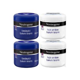 Neutrogena Besleyici 2x300 ml Bakım Kremi + Hızlı Emilen 2x300 ml Bakım Kremi