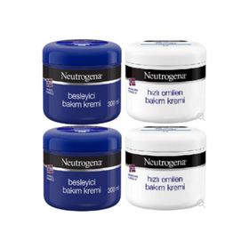 Neutrogena Besleyici 2x300 ml Bakım Kremi + Hızlı Emilen 2x300 ml Bakım Kremi