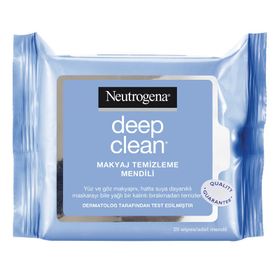 Neutrogena Deep Clean 25 Adet Makyaj Temizleme Mendili
