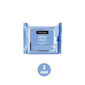 Neutrogena Deep Clean 2x25 Adet Makyaj Temizleme Mendili